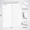 24 Hours Schedule Planner with Double Sided Use Daily Hourly