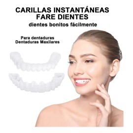 Dientes Postizos Temporal Falsos Carillas Dentales