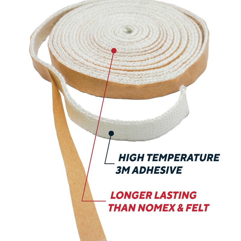 Rutland 99N12 Big Green Egg Replacement Gasket, High Temperature Clean