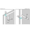 Zythrem Garden Gate Lock Door Bolt Door Lock Stainless Steel