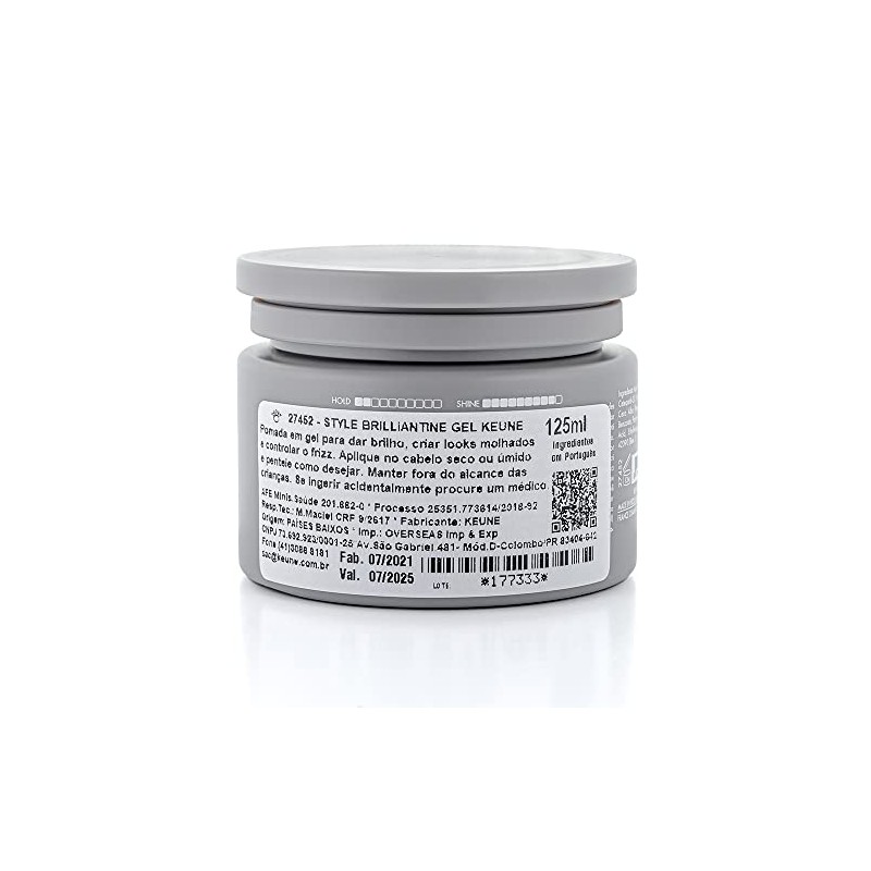 Keune Style Brilliantine Gel 125 ml Gel Paste