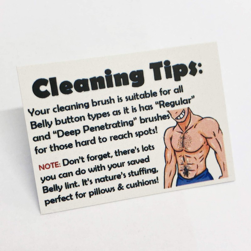 Belly Button Cleaning Brush - Novelty Gift Idea - Ideal