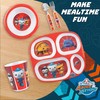 Octonauts 5 Pcs Mealtime Divided Plate Feeding Set for Kids