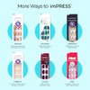 UÑAS POSTIZAS PARA PIES IMPRESS FEEL THE BEAT - KISS