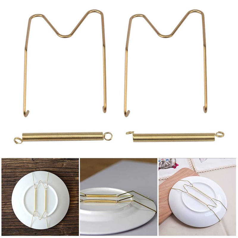 MOVKZACV 8 10 12 14 16Inch Plate Hangers for Walls