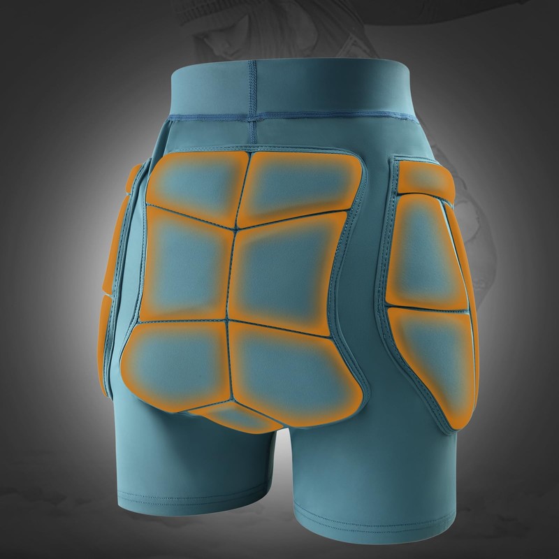 Women's Protective Skirt with Padded Shorts - Shock-Absorbing Hip &