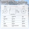 Surpass 3660 1750kv brushless Motor 4 Pole for 1/10 RC