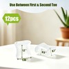 12Pcs Gel Toe Separators, Bunion Corrector for Straightening Overlapping Toes,