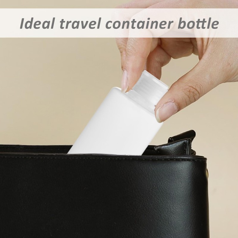 ATBUSS Pack of 4 200 ml squeeze bottles with hinged