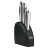 Hampton Forge Kobe–5PieceUtility KnifeBlockSet–Silver, 5 Piece