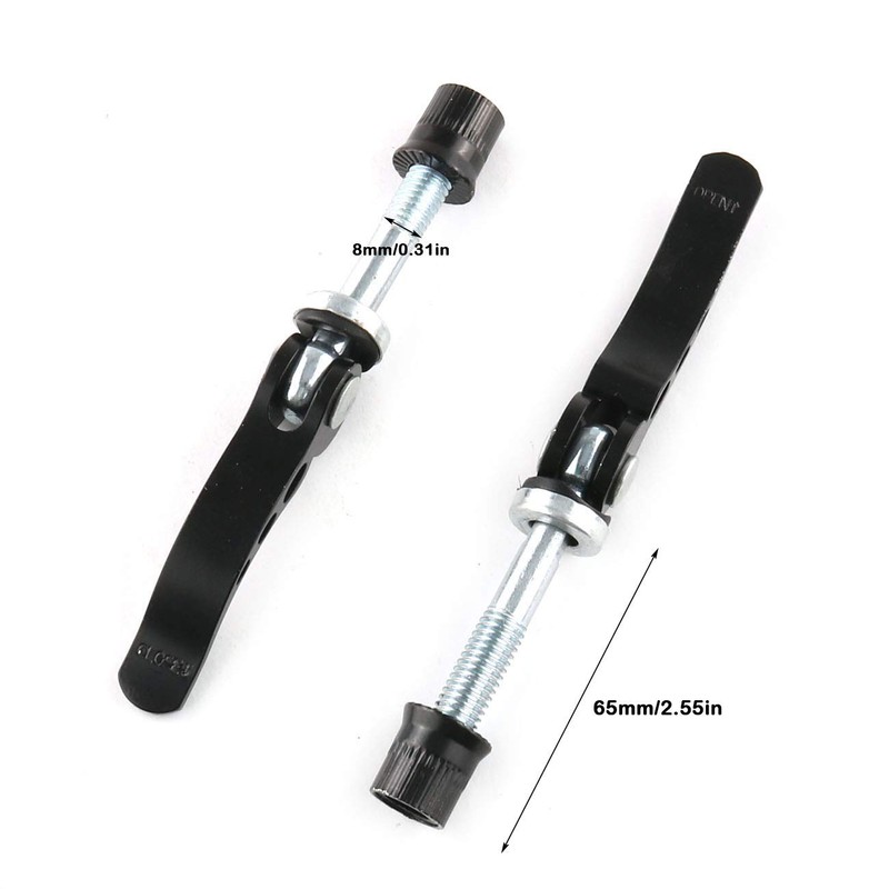 E-outstanding 2-Pack Bike Seat Clamp Seat Post Quick Release Saddle
