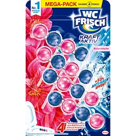 WC FRISCH Kraft Aktiv Duftspüler Blüten-Frische (200 g), WC Reiniger für Reinigung bei jeder Spülung, Duftsteine für langanhaltend frischen Duft, + 50% Anti-Kalk Effekt*
