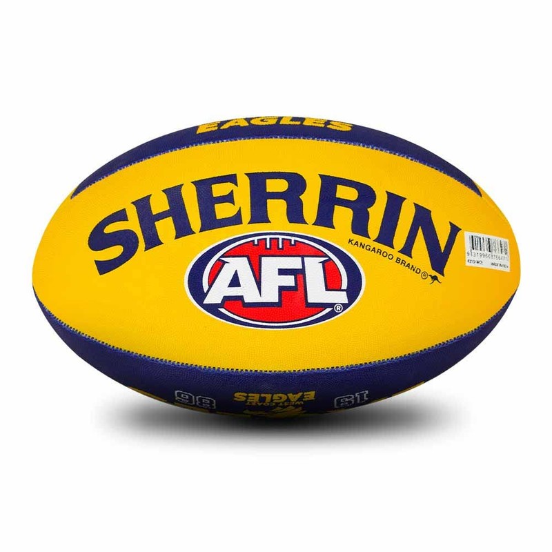 Sherrin West Coast Eagles AFL Club Football, Size 5