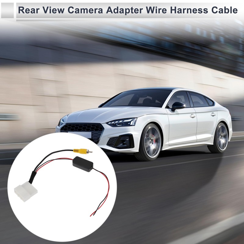 RATCHROLL Front Rear View Camera Adapter Wire Harness Cable 4