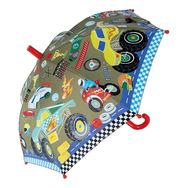Colour Changing Childrens Umbrella - Zoom Cars