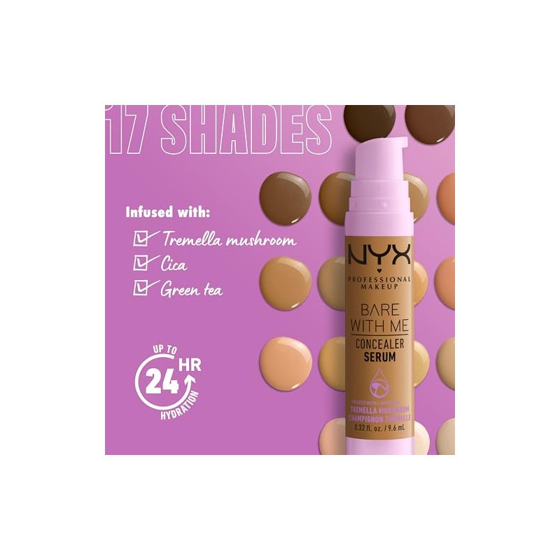 Nyx Professional Makeup Bare with me Serum Calm Concealer Beige,