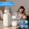 8 Pack 16 Oz Reusable Glass Milk Bottles w 100%