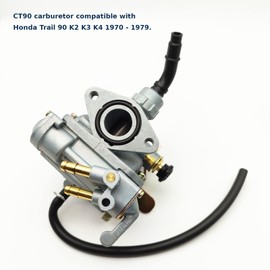 AtticZone CT90 Carburetor Compatible with Honda Trail CT 90 K2 K3 K4 1970-1974 1975-1979