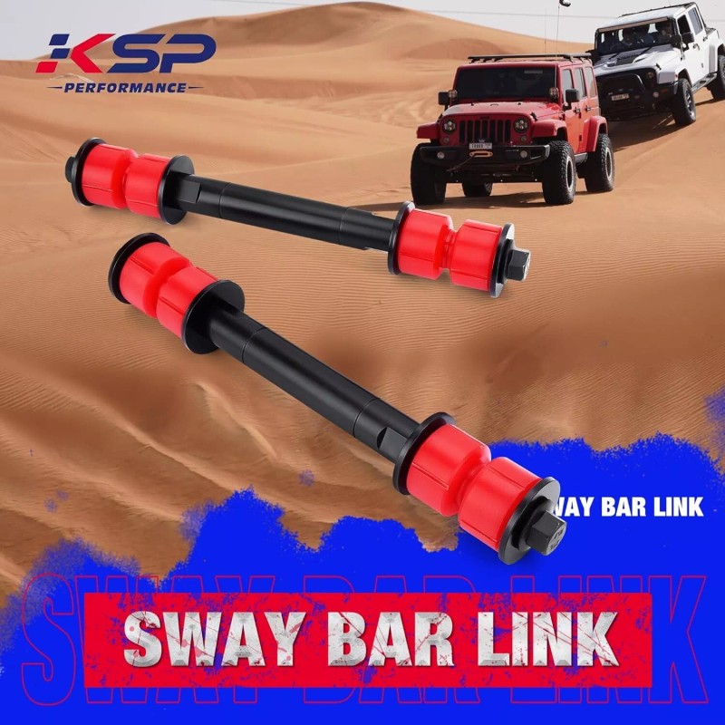 KSP 2pcs 0-3'' Front Sway Bar Link for Chevy silverado