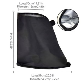 Magnetic Cover Charging Port for Electric Vehicle EV Charging Plug, Electric Car Charger Port Waterproof Cover, Against Rain, Snow, Sun & Dust, Compatible with Most Electric Vehicles