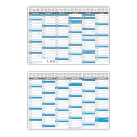 Blackboard Calendar DIN A4 2026 (Pack of 5) Format (210 x 297 mm) 300 g BD Paper Very Easy to Write On