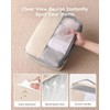 4 Set Compression Packing Cubes for Travel, Bonus Versatile Drawstring