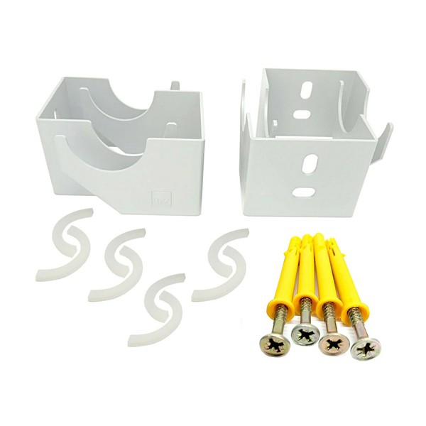 Designer Vertical Column Dual Arm Radiator Brackets (62mm (A) x55mm