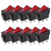 Household Appliances KCD3 10-Piece 3-Pin Toggle Switch for Household Work