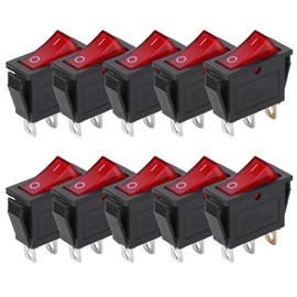 Household Appliances KCD3 10-Piece 3-Pin Toggle Switch for Household Work Widely Used in Various Industrial Equipment Instruments