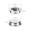 Pack of 6 Handle Shells Round Inlet Handle Concealed Round