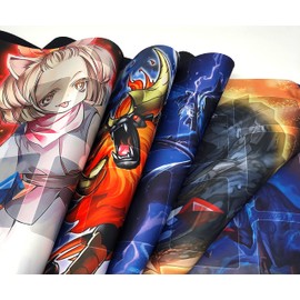 TCG Playmat (61 x 35 cm) Play Mat for the Yu Gi Oh Card Game | Giyu Tomioka (with Field Zones)