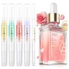 SAVILAND SAVILAND 6PCS Natural Cuticle Oil Pen and Rose Cuticle