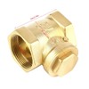 Non-Return Swing Brass Thread Brass DN40 Check Valve 232PSI Prevents
