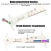 Chain Wear Indicator, 3 in 1 Stainless Steel Bicycle Chain