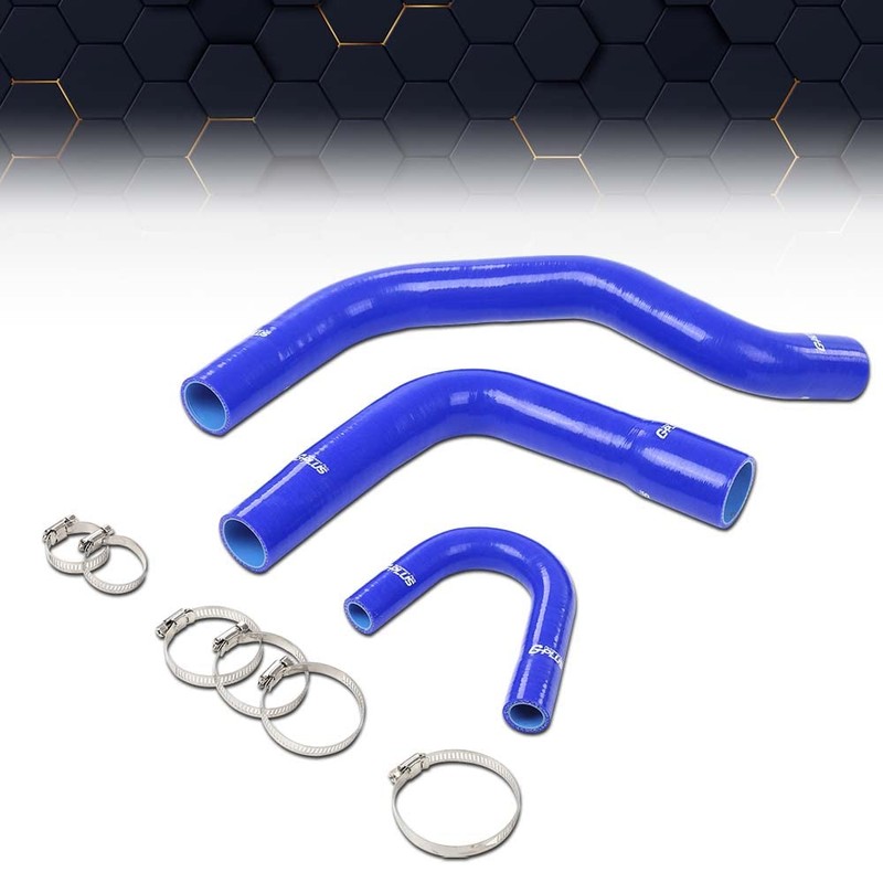 PIT66 Silicone Radiator Hose Kit Compatible with 1972-1981 Jeep AMC