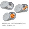 12 Pack Dog Nose Metal Container with 12 Magnetic Dogs