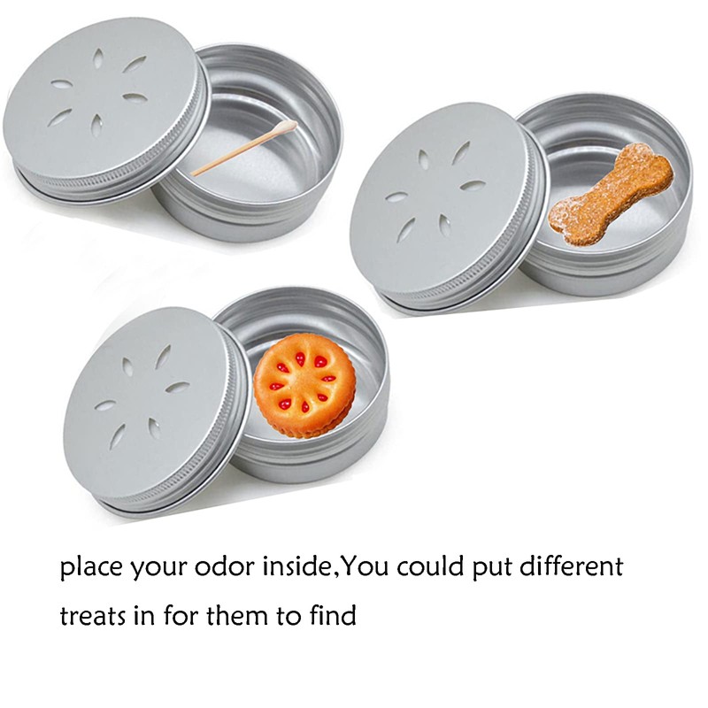 12 Pack Dog Nose Metal Container with 12 Magnetic Dogs