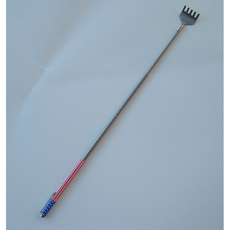 Mr. Sales American Flag Telescoping / Telescopic Metal Back Scratcher
