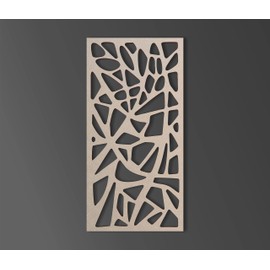 Wood Branches Lattice - Mandala Wall Art for Home Decor, Wall Panels, Overlays, Trellis, Privacy Screens & Yard Decor