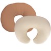 Nursing Pillow Cover,Muslin Cotton,Removable Cover for Breastfeeding Pillows, 2-Pack Pillow