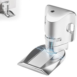 Magnetic Door Stopper, Adjustable Height Floor Door Stopper, Mechanical Door Stopper Suitable for 5-30 mm Door Gaps, with Screws and Adhesive (Sliver)
