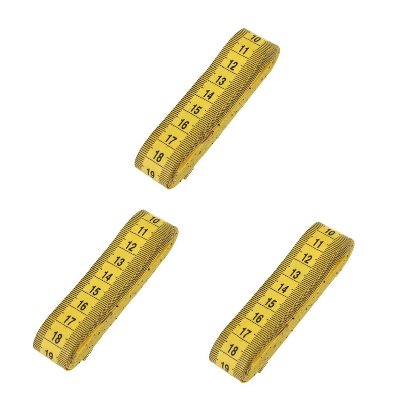 CORHAD 3pcs Circumference Ruler 120 Inch Measuring Tape Daily Tape
