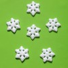 Ciieeo Pack of 10 Polystyrene Snowflakes Snowflake Shapes Foam Snowflakes