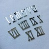NUO RUI 12 Pcs Roman Mirrored Acrylic Numerals for a