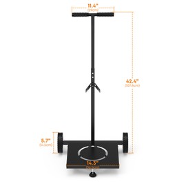 Stanbroil 20 lbs Propane Tank Cart, Durable Metal Hand Truck with Tank Holder for Propane Cylinder