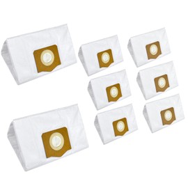 8 Pack AVG0905 Dust Filter Bags, Compatible with EGO Power 9 Gallon Wet/Dry Vacuum WDV0900, High Efficiency Dust Collection Vac Bags