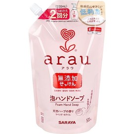 Saraya arau Foaming Hand Soap Refill, 16.9 fl oz (500 ml) x 10 Pack
