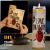 7-Day Pure Beeswax Yartzeit Candle - Unscented Devotional Prayer Candle
