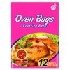 12×Roasting Oven Bags Turkey Size,Large Cooking Roasting Bags for Turkey