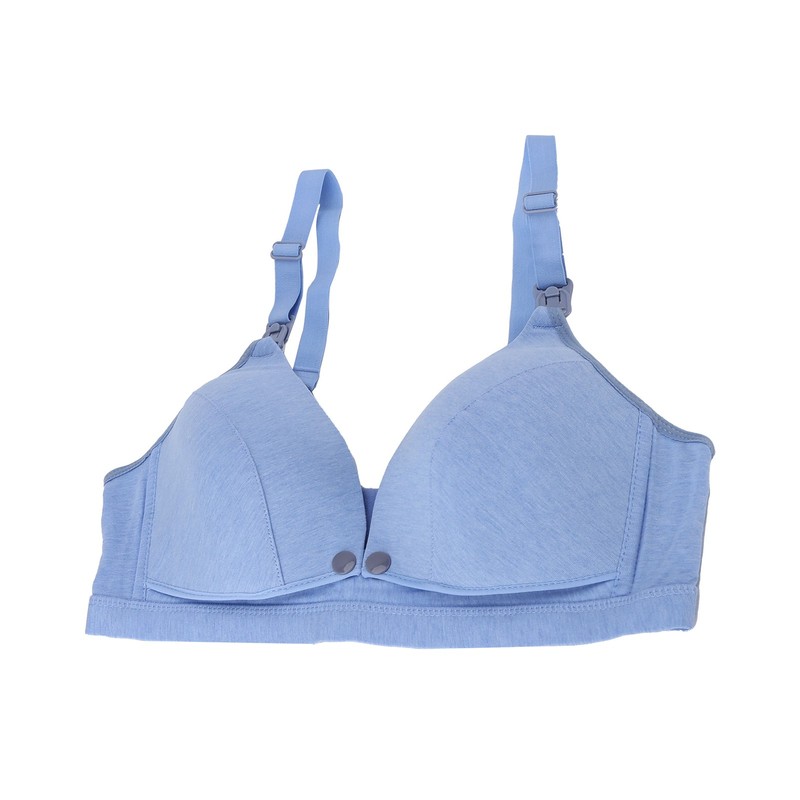 Women's Seamless Nursing Bra Soft Cotton Front Closure Design Breastfeeding